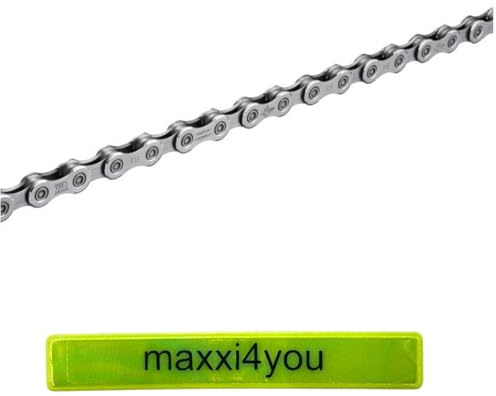 Shimano Kette CN-LG500 E-25 10/11-Fach 138 Glieder inkl. maxxi4you Reflexband