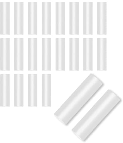 Oykrueats 20 stycken skosnören krympslang transparent, rephuvud tätning krympslang, 5 mm skosnören ändkåpor för fotbollskor, sneakers skosnören spets, Shoelace reparation (2,5 cm), Nej, Einheitsgröße