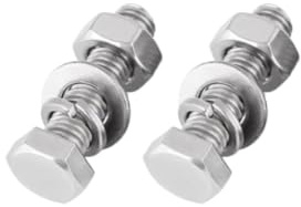 Sechskantschrauben 2 Stück M20*35mm bolzen vollgewindeschrauben maschinenschrauben gewindeschrauben innensechskant schrauben zylinderkopfschrauben mit Muttern Unterlegscheiben zur Reparatur