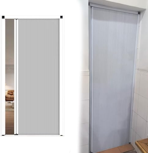 Falttür 190, 200, 220, 230, 240, 250 cm hoch Falttür for den Innenbereich Push-Pull-Falttüren mit Wabenstruktur Ohne Bohren Raumteiler individuell gestalten(90x230cm/35.4x90.5in)