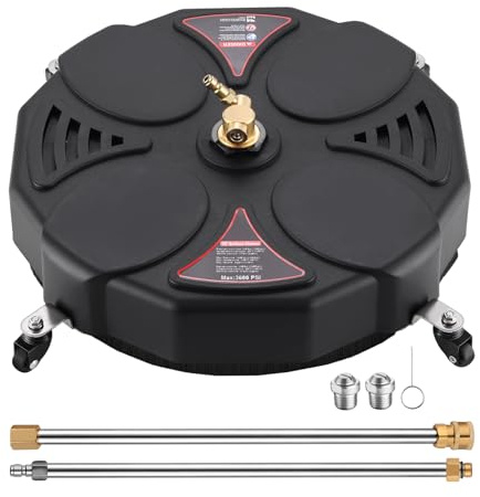 3600PSI Rondella di Potenza Superfici Cleaner Attacco 13Inch Ampia Area di Copertura Per La Pulizia Della Parete Del Patio di Calcestruzzo Idropulitrice Superfici Cleaner