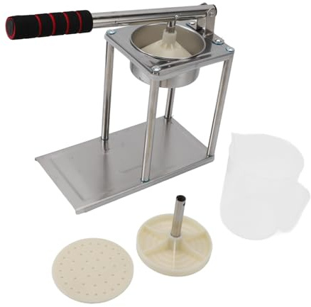 Exprimidor de naranjas con prensa manual, exprimidor de limón manual multifuncional de acero inoxidable para uso comercial en el hogar, diseño compacto duradero, fácil de limpiar