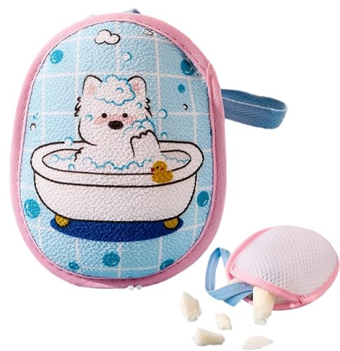 Bolsa para Jabón Herramienta de Limpieza Profunda de la Piel | Bolsa para jabón en barra para lavar el cuerpo para Mujeres, Niñas, Estudiantes, Hombres, el Baño, la Ducha, la Residencia