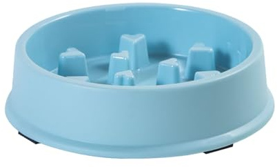 Slow Feeder Dog Bowls,Dog Slow Feeder Bowl,Pet Puzzle Feeder Bowls,Bowls Small Size for Dogs,for Anti Choke Anti Bloat Pet Puppy Promotes A Healthy Diet And Slow Digestion(Blue)