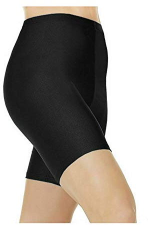 Candid Styles Girls Kids Nylon Cycling Shorts School Dance Childrens Gym Shorts 3-13, Age 7-8, Black