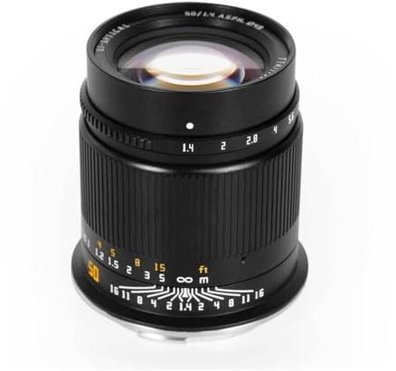 TTArtisan Lente de Marco Completo de 50 mm f/1.4 ASPH para Nikon Z