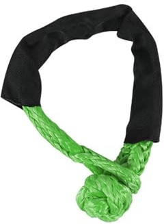 Irfora Manille souple synthétique souple avec manches pour bateau, ATV, UTV, S, camion, montagne (vert)