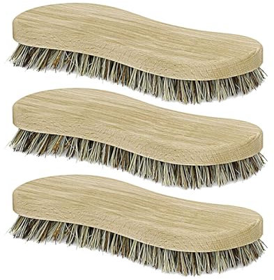 Wurzelbürste Scheuerbürste Waschbürste Bürste Reinigungsbürste S-Form 20cm hart (3)