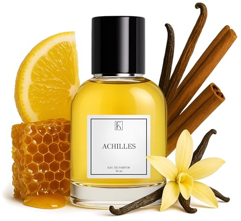KAZAAR - ACHILLES - 50ml - Eau de Parfum für Herren - Elegante Duftnoten von süßen Blüten & Gewürzen - mit 20% Duftöl-Anteil bis zu 8h lang anhaltender Duft - aus Schweizer Manufaktur
