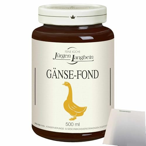 usy Bundle für Jürgen Langbein Gänse-Fond (500ml Glas) + usy Block