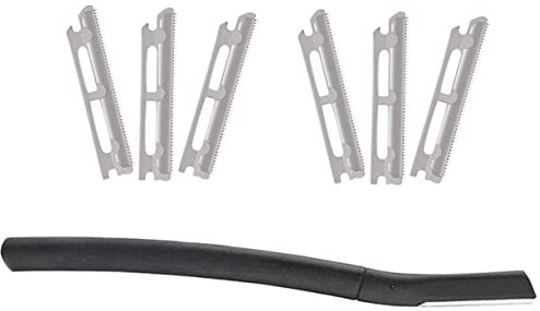 Ipetboom 1satz Augenbrauenrasierer Mit Edelstahlklingen Ersatzklingen Und Aufbewahrungsbox Präziser Trimmer Für Sanfte Augenbrauenpflege Für Damen