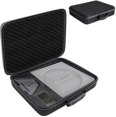 PinDaito Boîte de Rangement Portable pour Starlink Mini-Kit, Boîte Rigide Étanche avec Compartiments Intégrés - Adaptée pour Les Campings-Car, Le Camping en Plein Air et Les Voyages