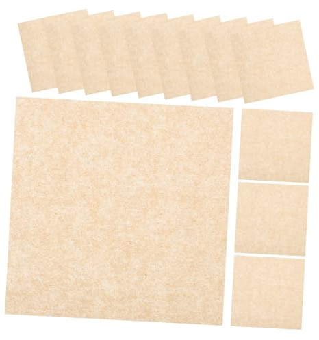 SAFIGLE 500 pièces Papier Hamburger Antiadhésif Carrées pour Séparation Steaks Hachés Sandwiches Pâtisseries Résistant à Huile Eau Qualité Alimentaire