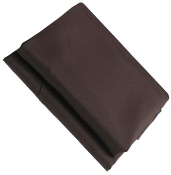 drburpily Housse de rechange haut de gamme pour parasol à 6 baleines, tissu polyester durable, pour patio et jardin, pour parasol plage , Café , 2.7 M 8 côtes