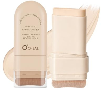 O'CHEAL Stick Foundation kontur långvarig lätt blekning orenheter täckpenna foundation stick skönhet smink 20 g 02#naturlig