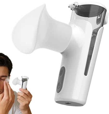 Augen-Luftbefeuchter, 3 Stufen, beheizt, tragbar, feuchtigkeitsspendend, wiederaufladbar, über USB wiederaufladbar, Augenpflege-Ausrüstung, für Müdigkeit, Beschwerden, Reizungen, Spa, Zuhause, Reisen