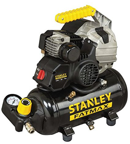 Stanley - HY 227/8/6E - Compresseur d'air portable lubrifié - 6 litres 2 HP 8 bar