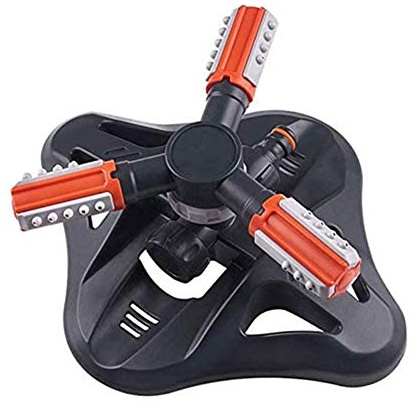 GYHH Rasensprinkler, Garten Sprinkler,Kunststoff-Sprinkler Mit DREI Zinken, Automatischer 360 ° Wasser-Sprinkler Für Garten, Bauernhof, Gemüsefeld