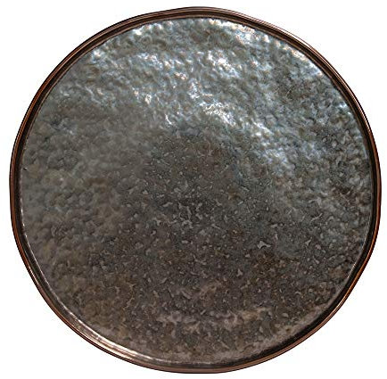 Costa Nova, Lagoa collection, Vaisselle en grès, Assiette de présentation, Plat, metal (marron métallique), 31 cm