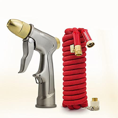 Tubo Da Giardino Canna Acqua Tubo Acqua Giardino Artifatto Di Lavaggio Auto Ad Alta Pressione Spruzzato Dal Tubo Dell'Acqua Del Tubo Flessibile Telescopico Fissa La Spazzola Domestica-7,5 Metri Dopo L