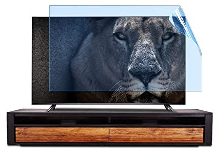 SHOWERRING Anti Lumière Bleue Protecteur D'écran pour Téléviseur 27-75 Pouces, Filtre D'écran Antireflet/Protections Écrans TV, Réduire La Fatigue Oculaire, pour LCD LED OLED HDTV
