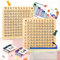 OneNine Hölzerne Montessori Multiplikation & Addition 2 in 1 Mathe Board Game, 1x1 Rechnen Lernen Spiel Multiplikationsbrett Multiplikationslehrmittel für Die Frühkindliche Bildung