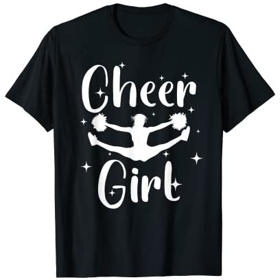 Lustiges Cheerleader-Design für Mädchen, Teenager, Frauen, Cheerleading T-Shirt