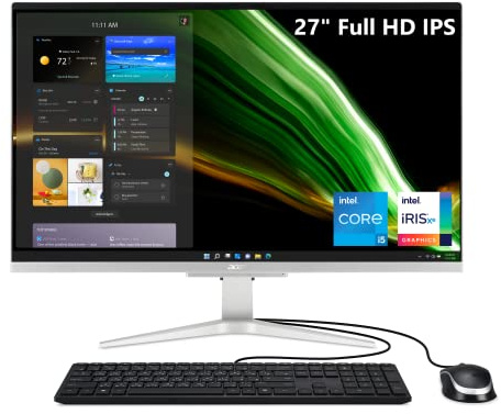 Acer Consumer Aspire C27 1655 URi5 27 Inch AIO