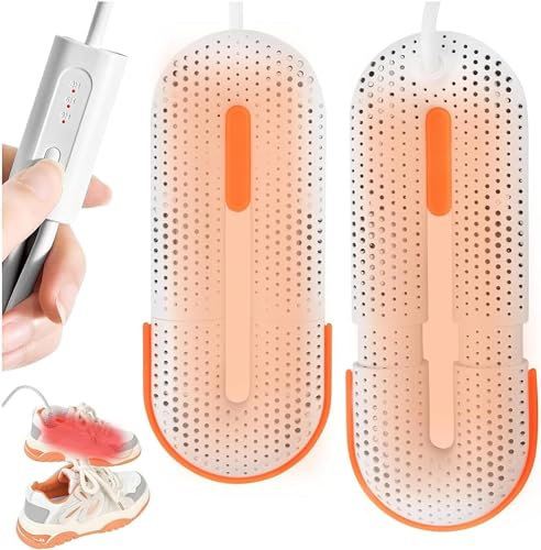 Electric Shoe Dryer, Portable Boot Dryer, Shoes Dryer Portable 360° Warm Air with Adjustable Length 3 Modes Timer, Glove Dryer Boot Dryer with Fan for Different Types of Footwear Boot Dryer Shoes Drye