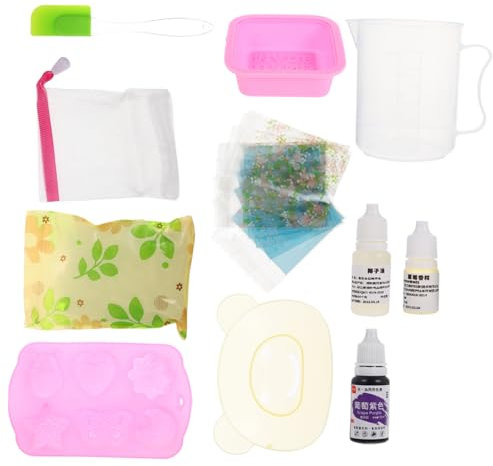 NUOBESTY Handgemachtes Seifenherstellungsset Für Anfänger Mit Diy Material Und Werkzeugen Für Zuhause Kreatives Bastelset Zur Seifenherstellung Für Familie Und Freunde