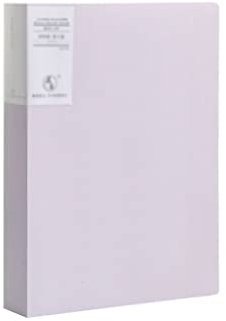 Aktenordner, Schulbedarf, 100-Taschen-Präsentationsbuch mit gebundenem Blattschutz, Kunststoff-Präsentationsbuch, Portfolio-Ordner, Aktenordner, perfekt for Schule und Geschenke, Aktenorganisator (Far