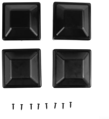 Kunststoff-Pfostenkappe, 10,2 x 10,2 cm, für Holzzäune im Freien (4 Stück)