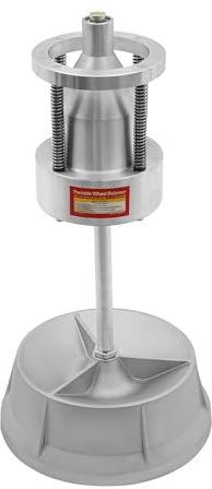 Begoniape Reifenausgleicher Auswuchtmaschine Reifen Wuchtmaschine Professionelle Wasserwaage Auswuchtgerät Tragbare Reifenwuchtmaschine für Auto, LKW, Van, Fahrrad (Silber)