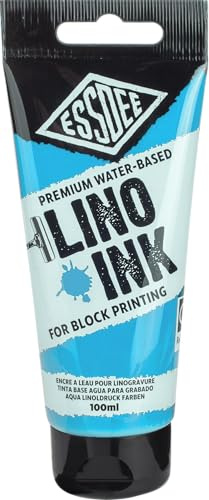 Essdee Tinta de impresión en bloque, azul cielo, 100 ml
