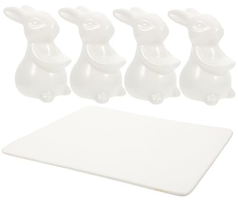 Ciieeo Vassoio Per Dolci in Ceramica Da 10 Pollici Per Matrimoni Feste Di Compleanno Porta Torta Antiscivolo