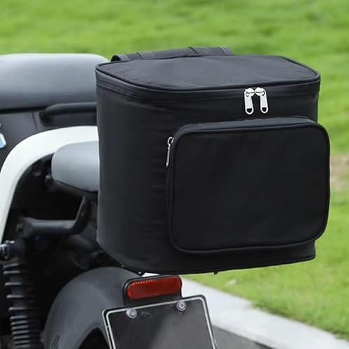 Ydxlcsyy Auto hinten Rückenlehne hängende Tasche, Aufbewahrungstasche, Auto-Organisator große Kapazität, für VW Golf 8 Automatic Year of Manufacture from 2019,A-Black