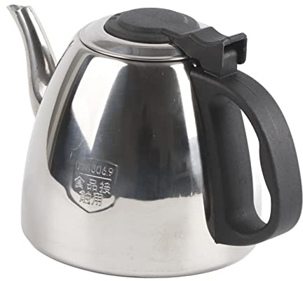 Aramox Acciaio Inossidabile 1,2 Litri di Bollitore per il Bollitore per Bevanda da tè, Piano Cottura a Induzione, Argento, Ad Alta Efficienza, Bolletta Veloce