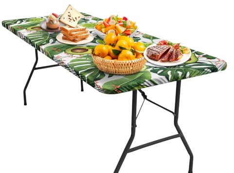 Mantel para Picnic Mantel Impermeable Ajustable Rectangular 183 cm de Patio