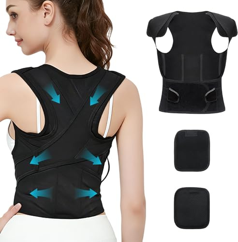Minnhua Correcteur de Posture Redresseur de Dos Ceinture Dorsale