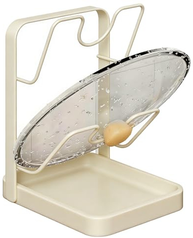 Organisateur de Couvercles de Casseroles - Support de Rangement de Cuisine Anti-Dérapant | Range-Couvercles de Cuisine pour Casseroles et Poêles,pour Planche à Découper Assiette Plat Spatule Armoire