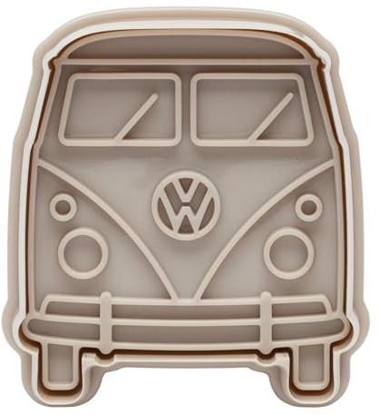 Volkswagen 3B2069660 Ausstechform Keksausstecher-Set Ausstecher Plätzchenform, VW T1 Bulli und VW Käfer