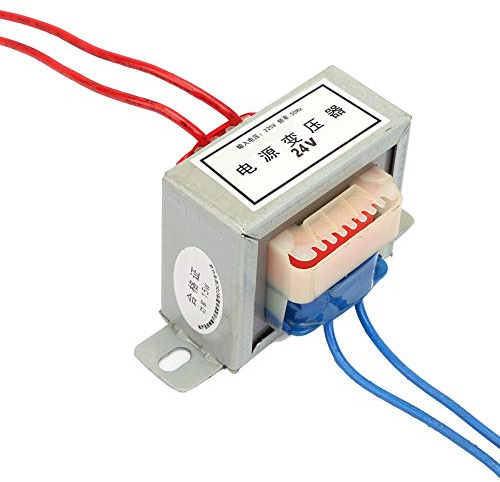 FILFEEL AC 12V/24V 15W Transformator 220V Eingang Einzelnetzteil EI Konverter für Elektronik (24V)