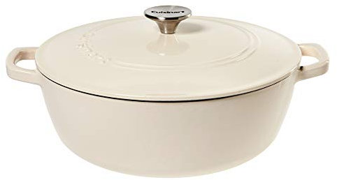 Cuisinart Round Casserole, Cream, 5.5 Quart