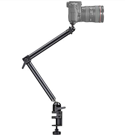 Infuu Holders 106-C Mount for Camera Camcorder Video Photo Tripod Stand Universal with Metal Table Clamp