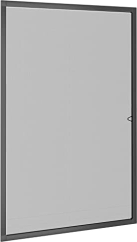 vidaXL Mosquitera para ventanas gris antracita 80x120 cm