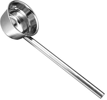 Happyyami 1Pc Étendu Cuillère À Eau Ustensiles De Cuisine Cuillère De Cuisson En Métal En Acier Inoxydable Shampooing Cuisine Louche D'Eau Louche À Soupe En Acier Inoxydable Bébé