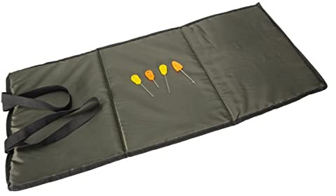 berjalan Klappbare Abhakmatte zum Karpfenangeln Quick Fish + 4-Teiliges KöDernadel-Set Faltbare Karpfenangelmatten-Kits