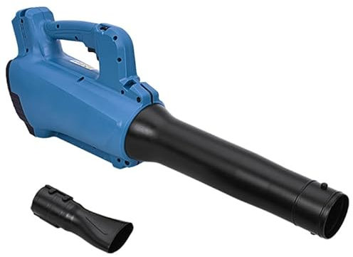 3000W Laubbläser akku Unterstützt 18V Makita-Akkus,Professionell laubsauger akku,460 CFM,120 MPH, akku laubbläser für Rasenpflege,Schneeräumen und Staubwischen(Ohne Batterie und Gurt) (Blue)