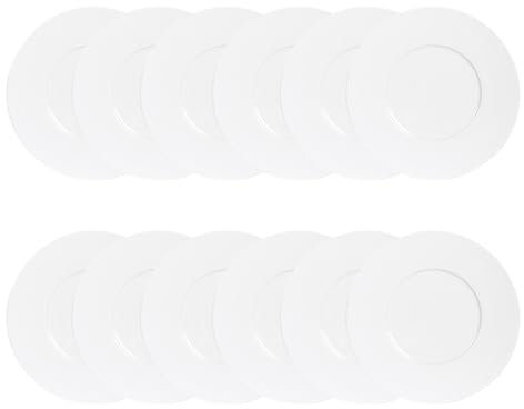 Trend'up - Maxi lot de 12 assiettes plates Zen 27 cm