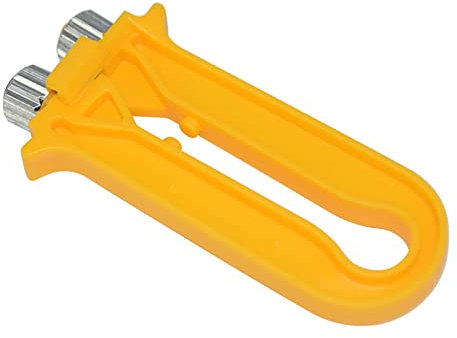 lxuebaix Bienendraht-Kabelspanner, Nistkasten, Fester Garndraht, Imkereiausrüstung, Crimper, Rahmenwerkzeug, Imkerzubehör, Drahtspanner, gelb